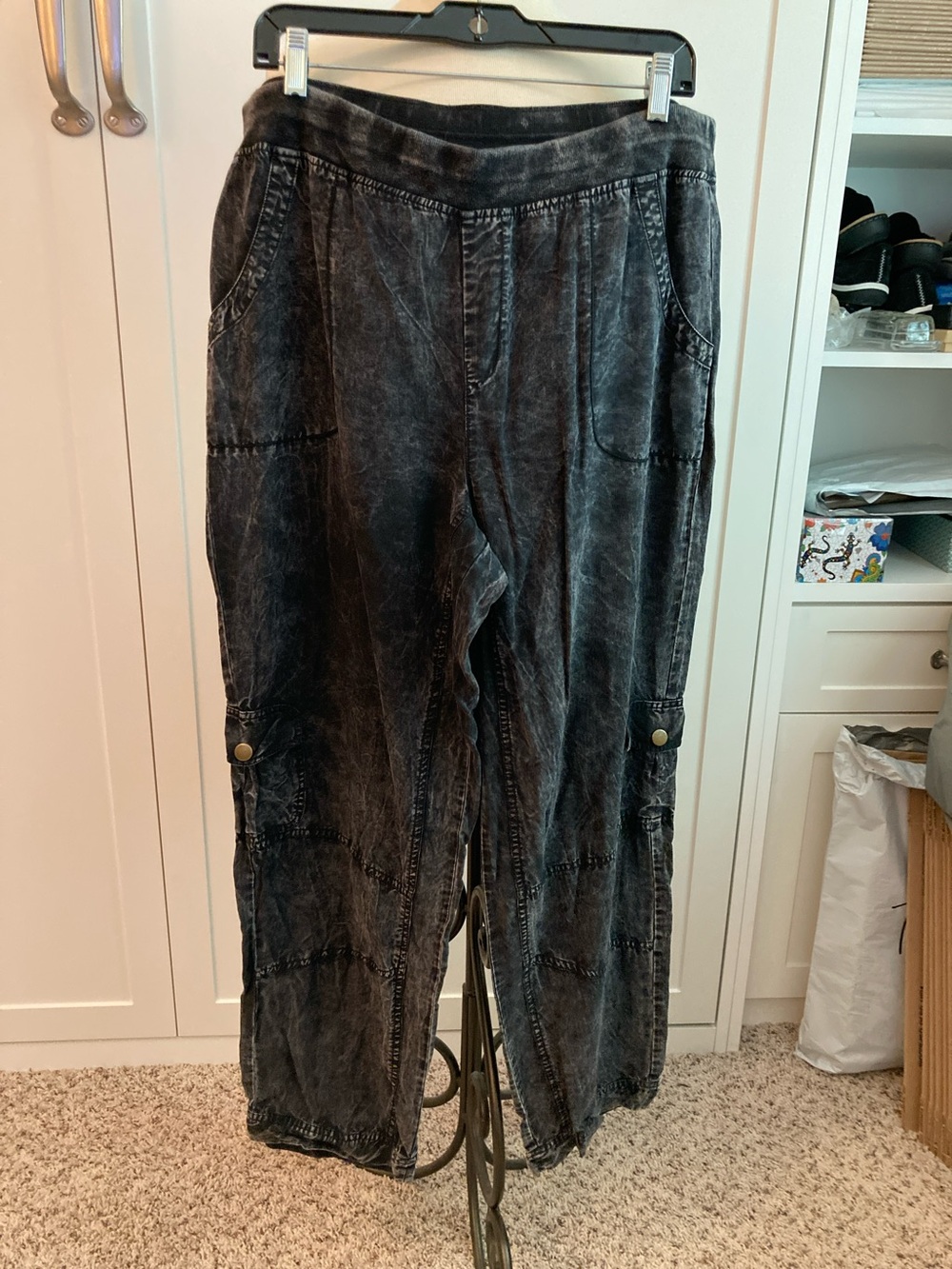 XCVI boho pull on cargo pants